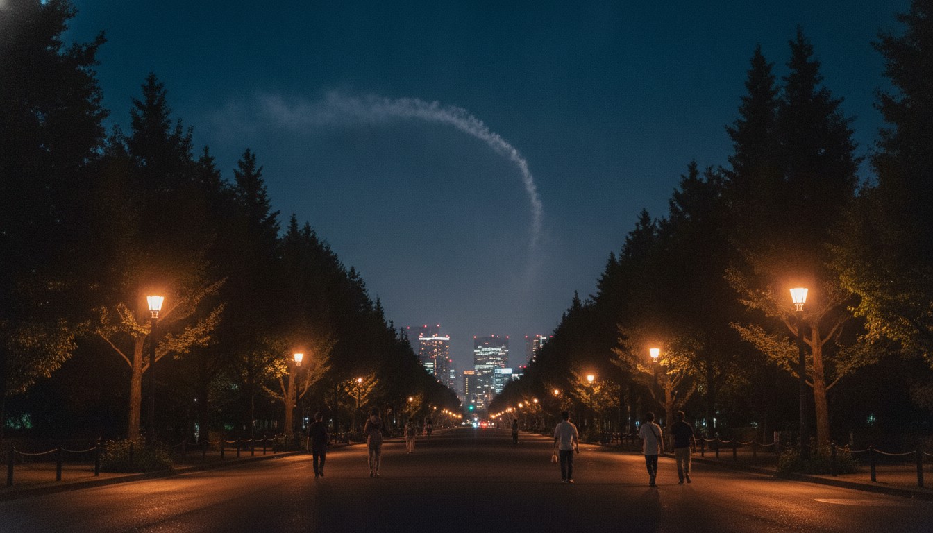 神宮外苑花火大會(2026年8月8日週六)散場後,走去新宿的夜